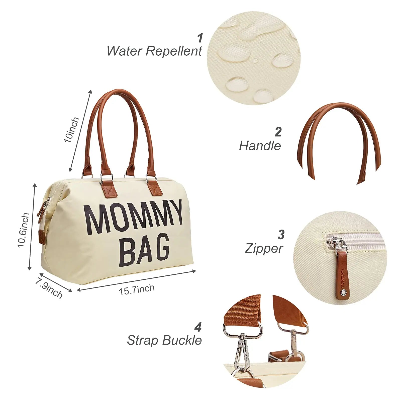 Large Diaper Bag Tote